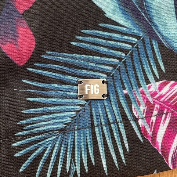 Fig FUNZI DRESS paradisio black Boxy dress V-neck Möbius LT knee length size XS - Picture 10 of 13